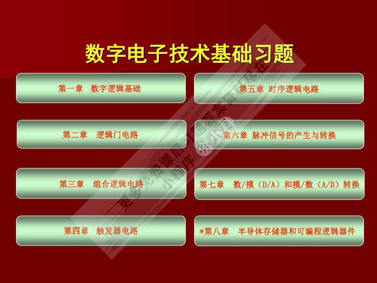 数字电子技术基础 第3版