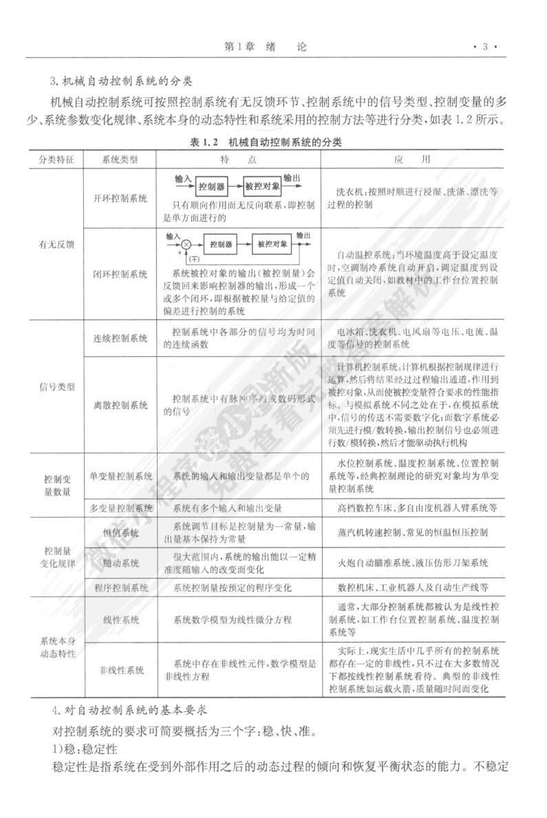 机械工程控制基础（第三版）