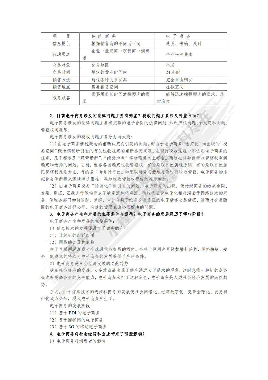 电子商务概论（第3版）