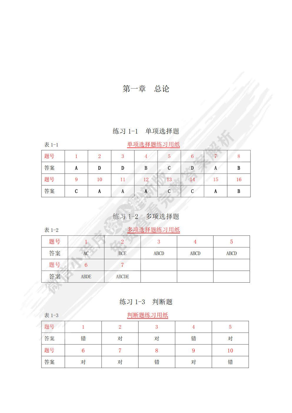 基础会计学专项实训与习题集（第四版）