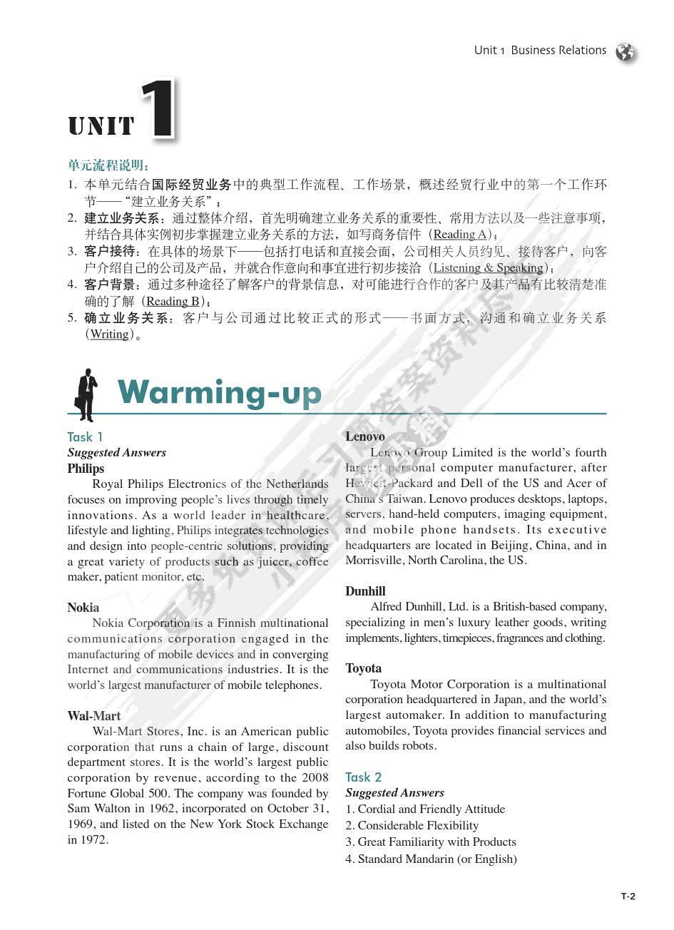 新职业英语（第二版）行业篇 经贸英语