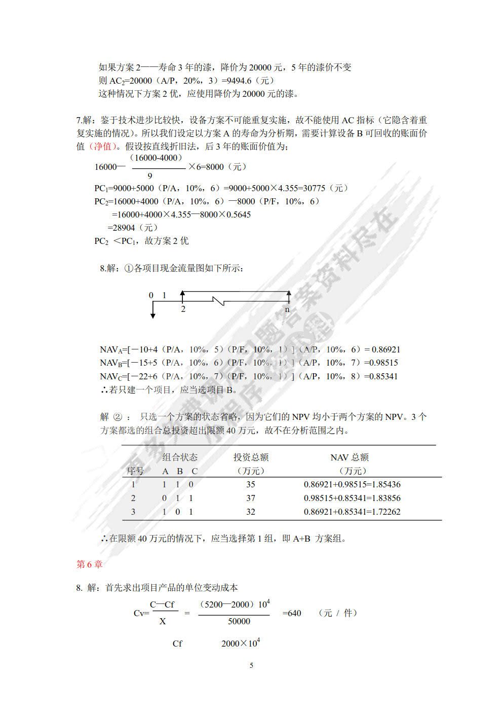 投资项目评价（第6版）