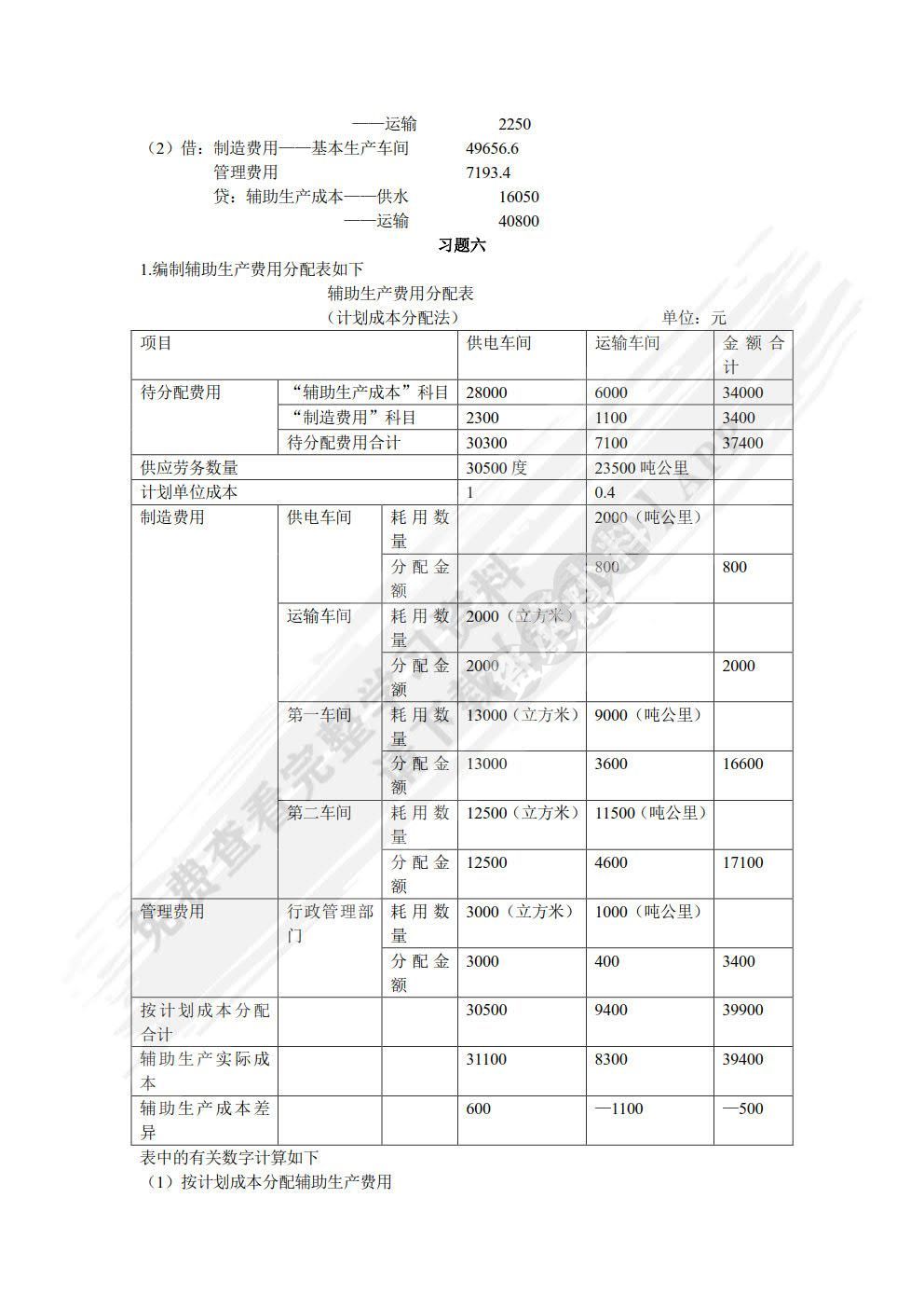 成本会计学（第三版）