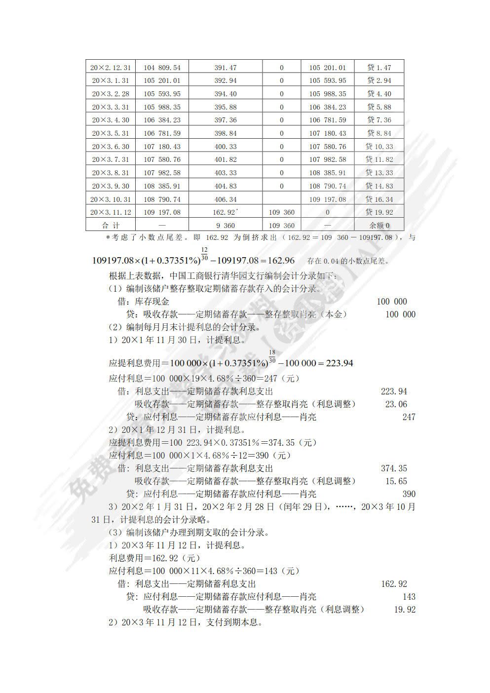 金融企业会计（第3版）
