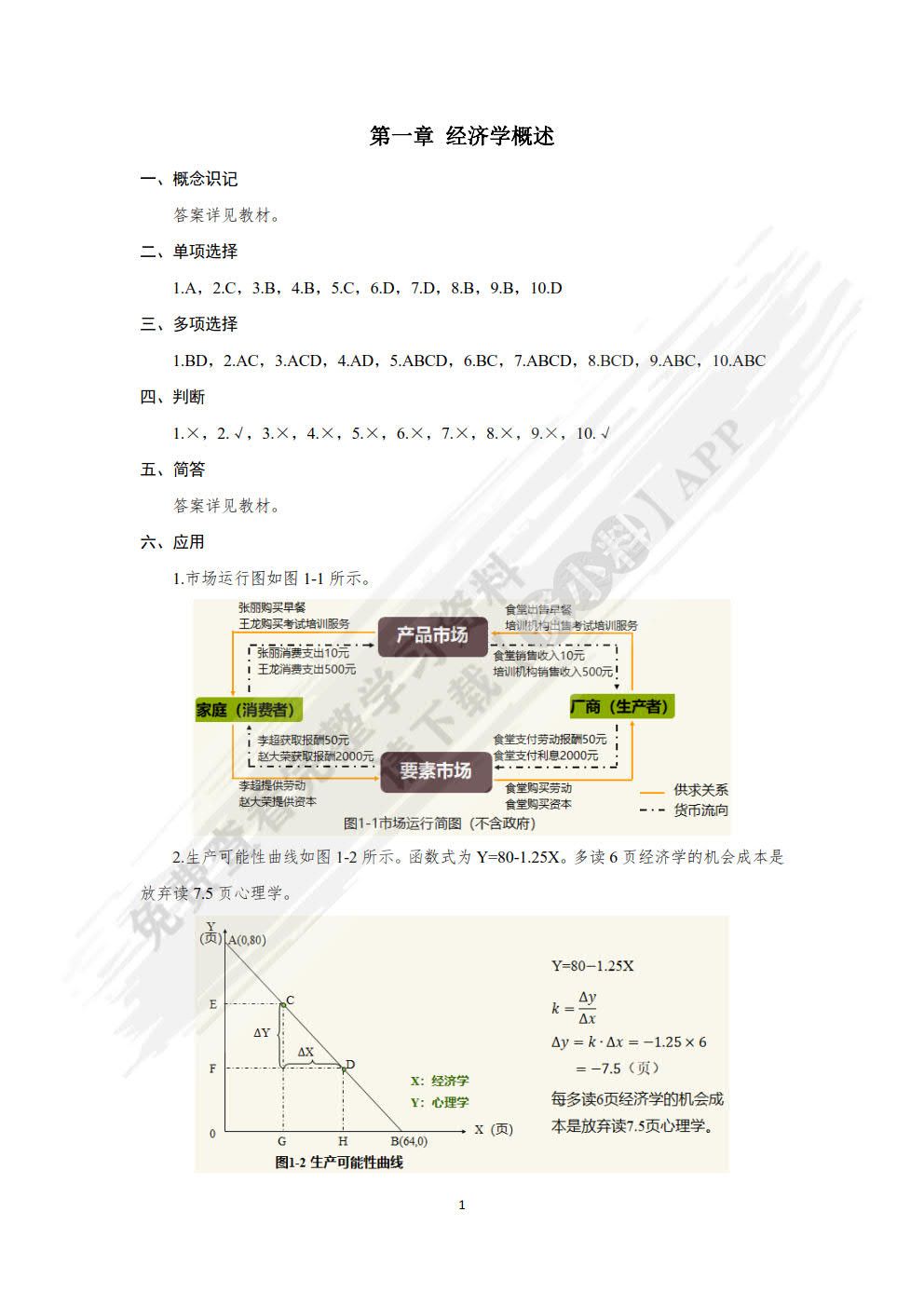 经济学基础（附微课 第4版）