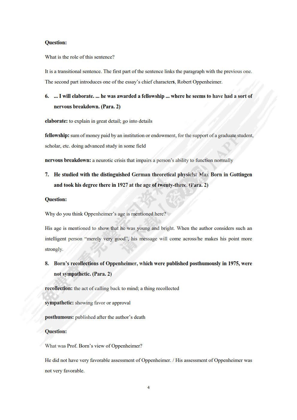 现代大学英语（第三版）精读6