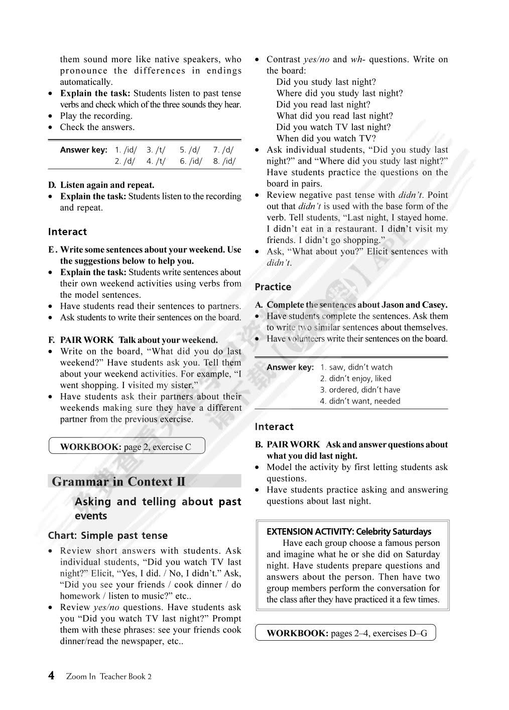 点击职业英语 基础英语模块 学生频道2（第五版）