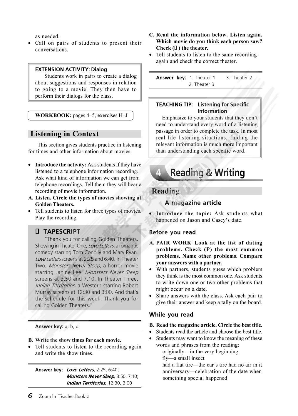 点击职业英语 基础英语模块 学生频道2（第五版）