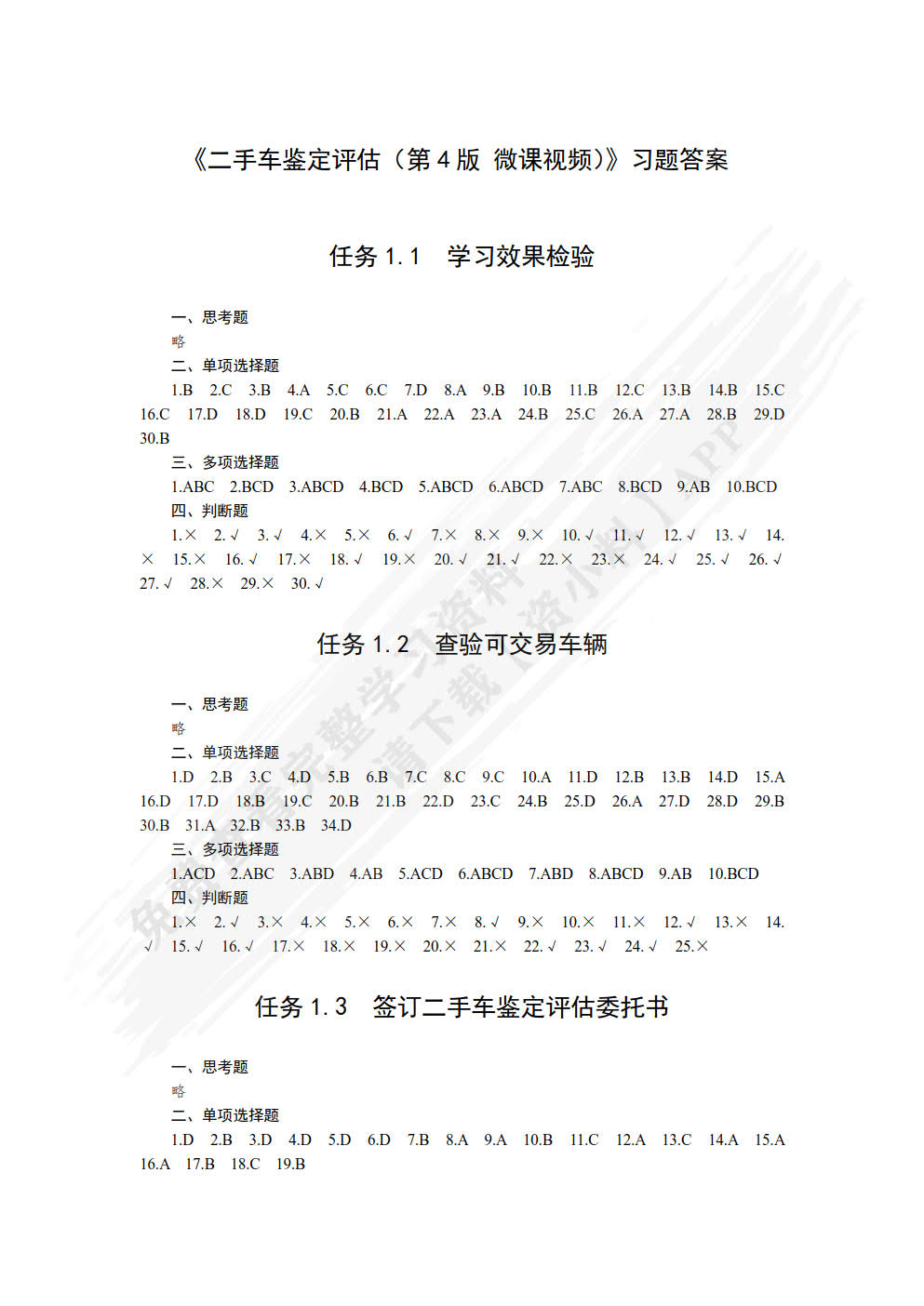 二手车鉴定评估（第4版）（微课版）