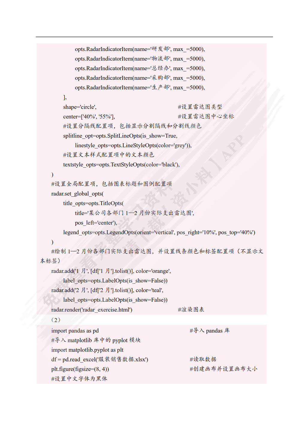 Python数据可视化案例教程