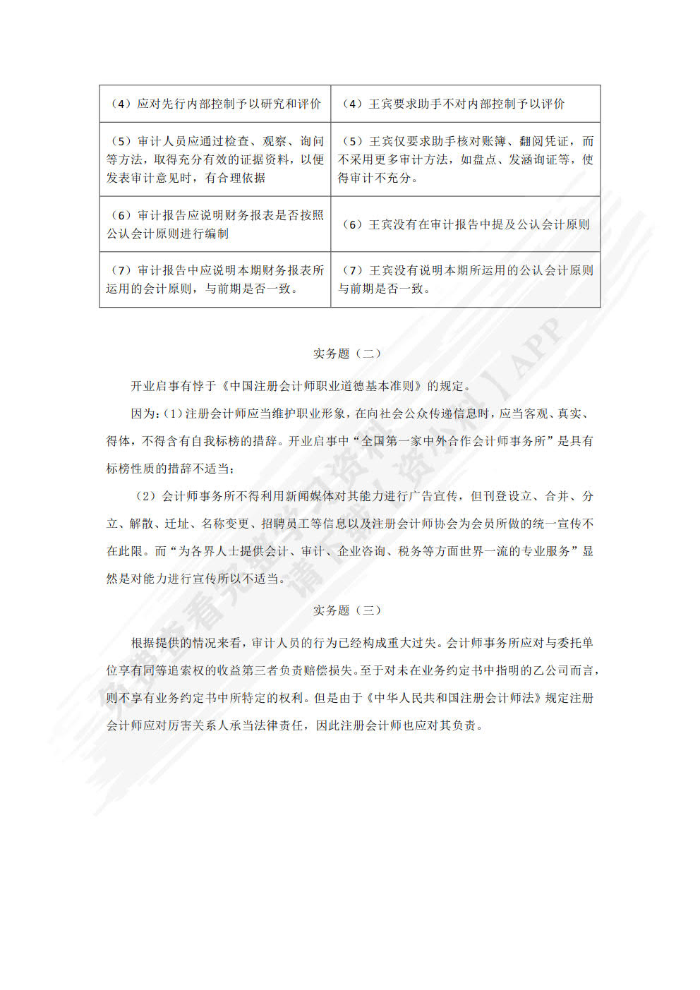 审计实务学习指导、习题与项目实训（第六版）