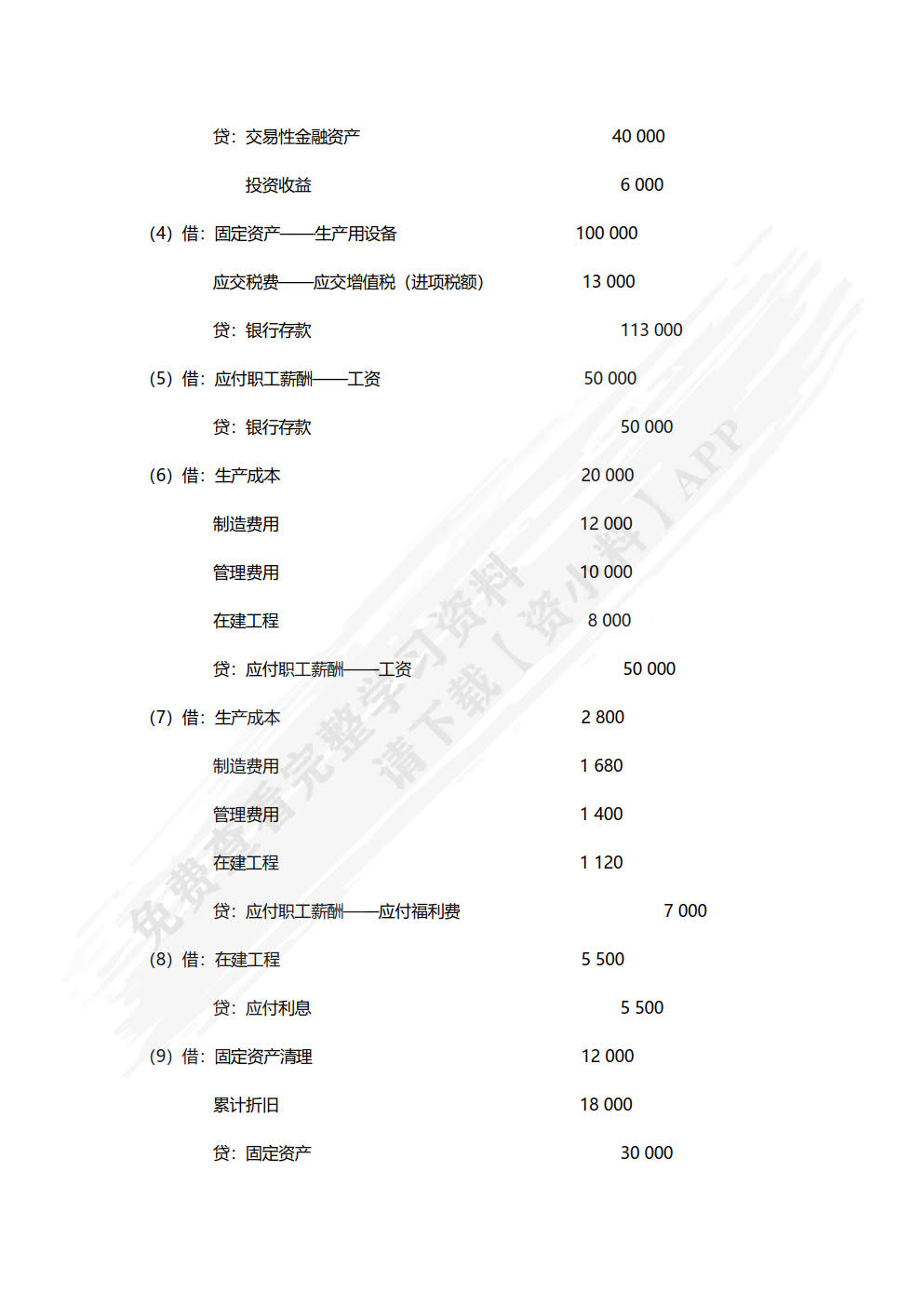 财务报表分析习题与实训