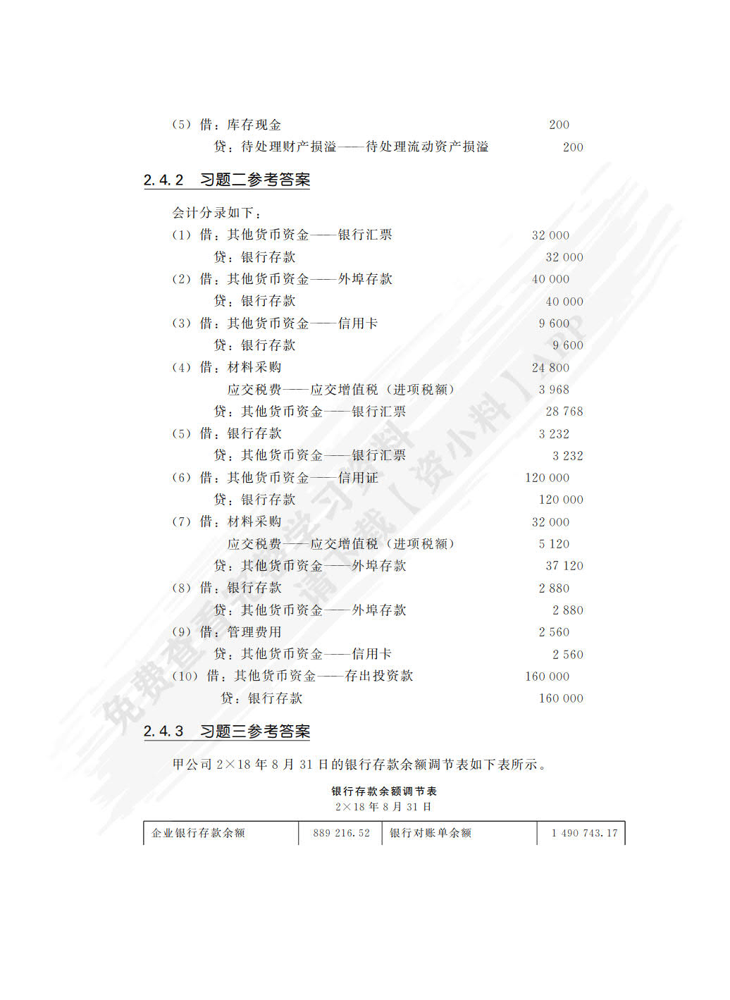 中级财务会计（第4版）学习指导书