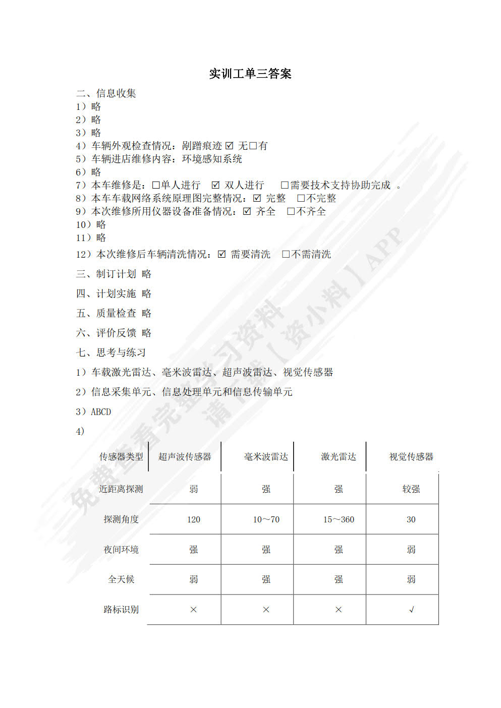 智能网联汽车概论（配实训工单）