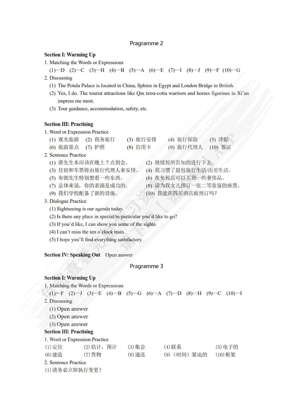 实用商务英语口语教程（第二版）