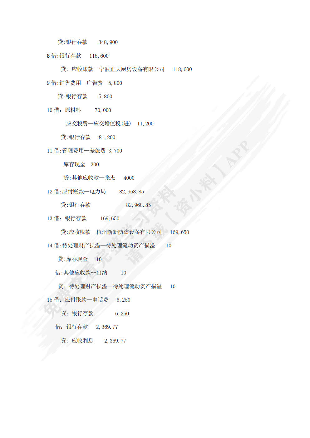企业财务会计学习指导与全真实训