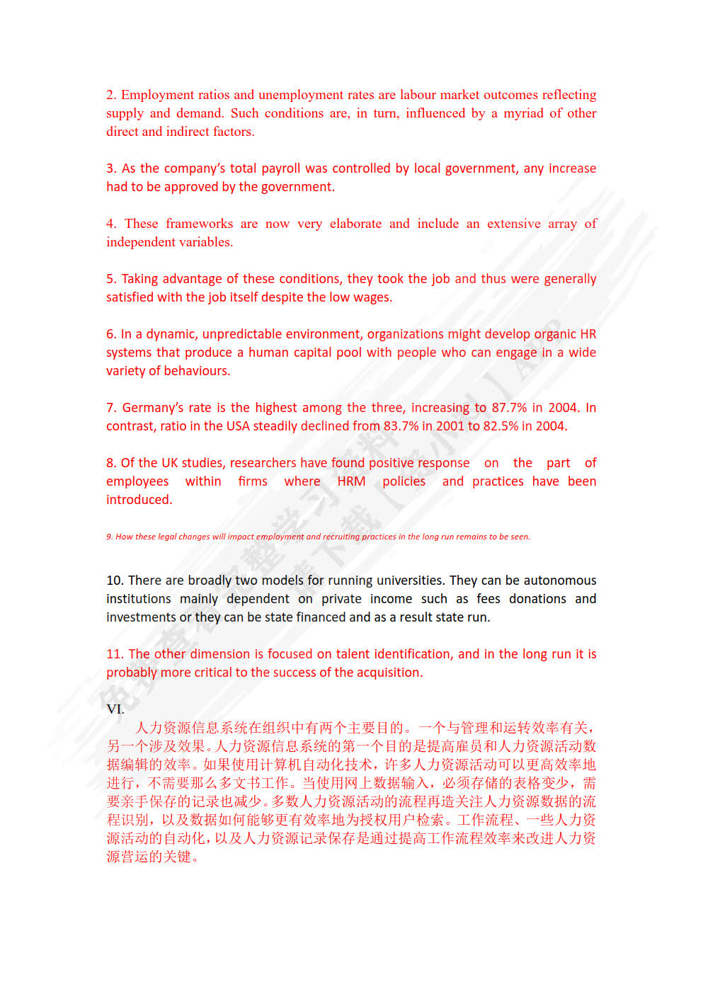 人力资源管理专业英语（第二版）
