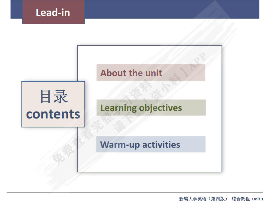 新编大学英语（第四版）综合教程4（智慧版）