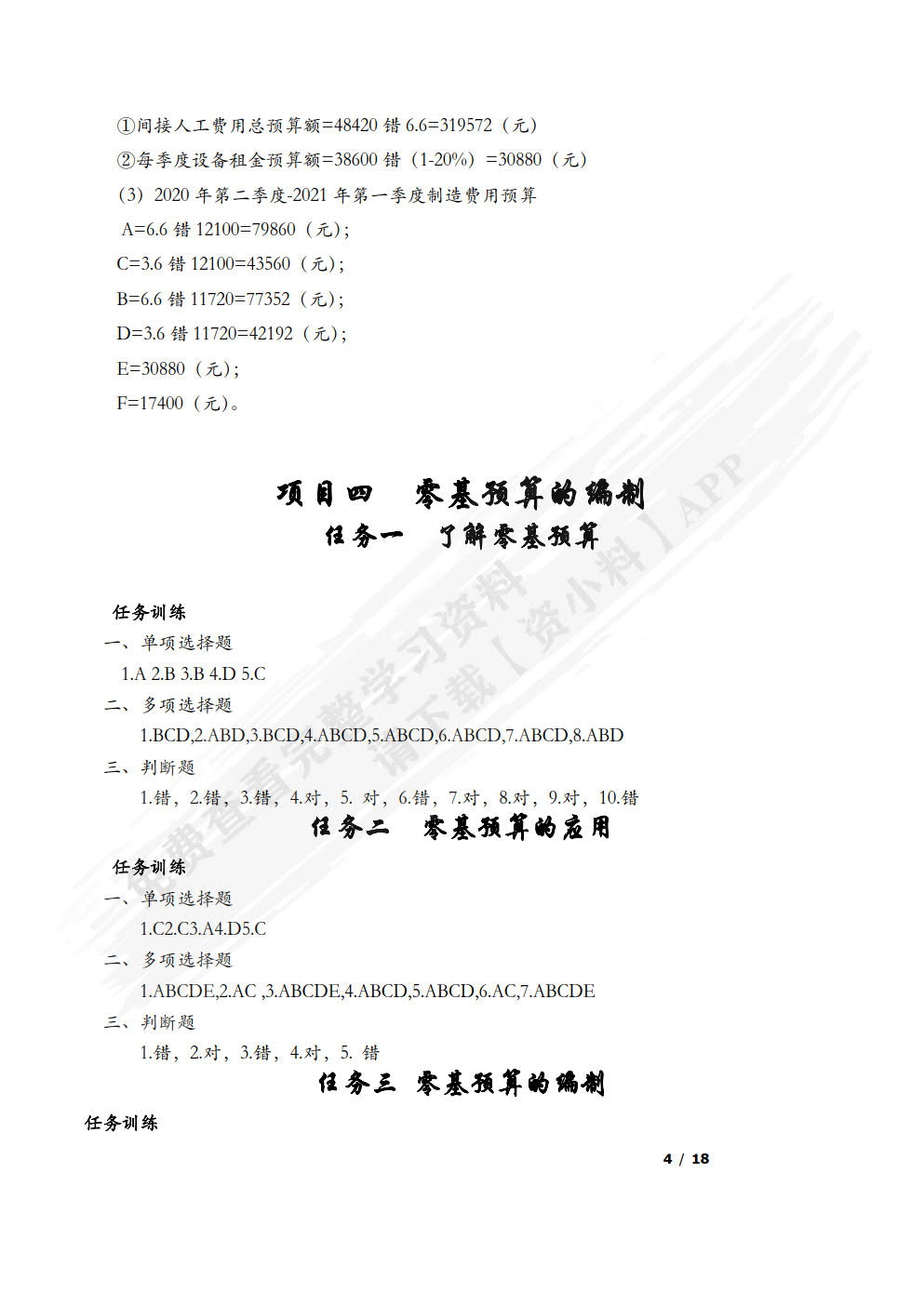 预算管理（