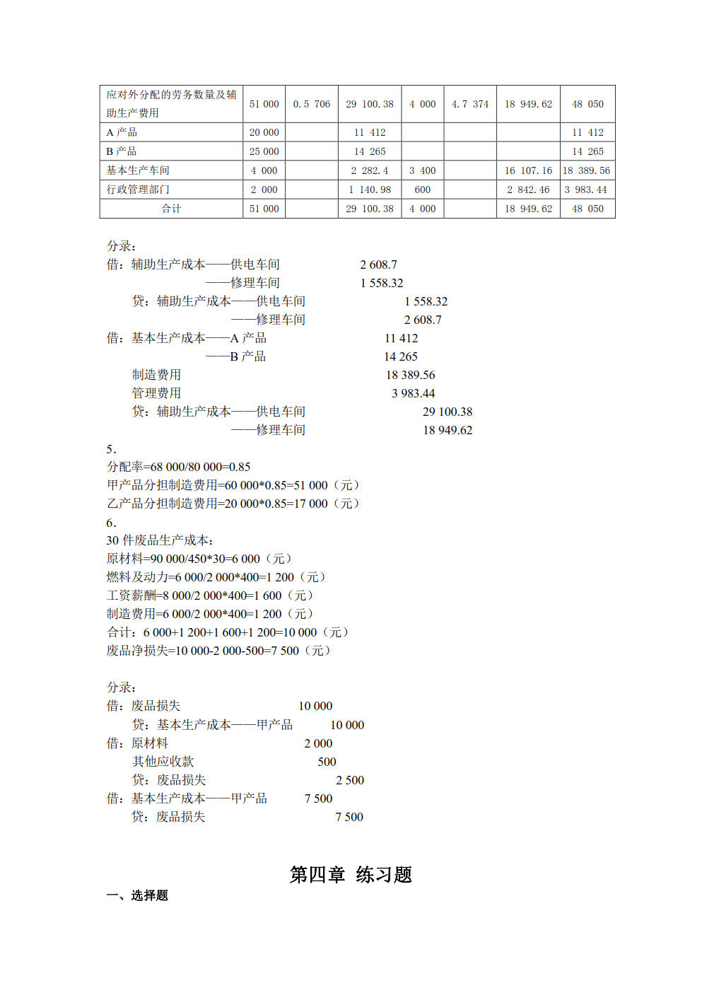 成本会计学