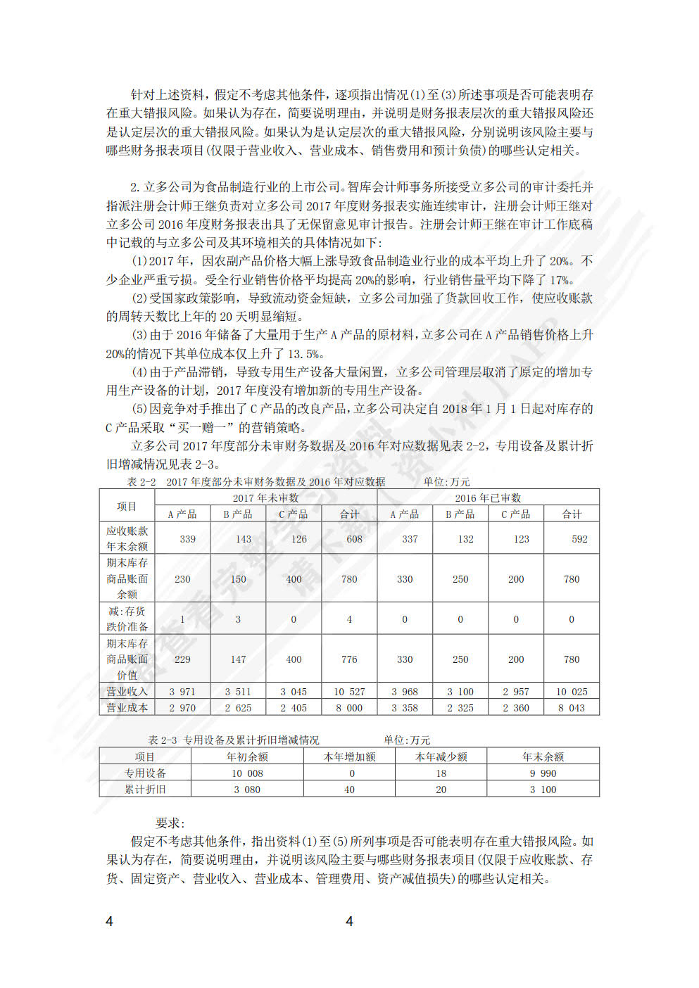 审计案例(第三版)