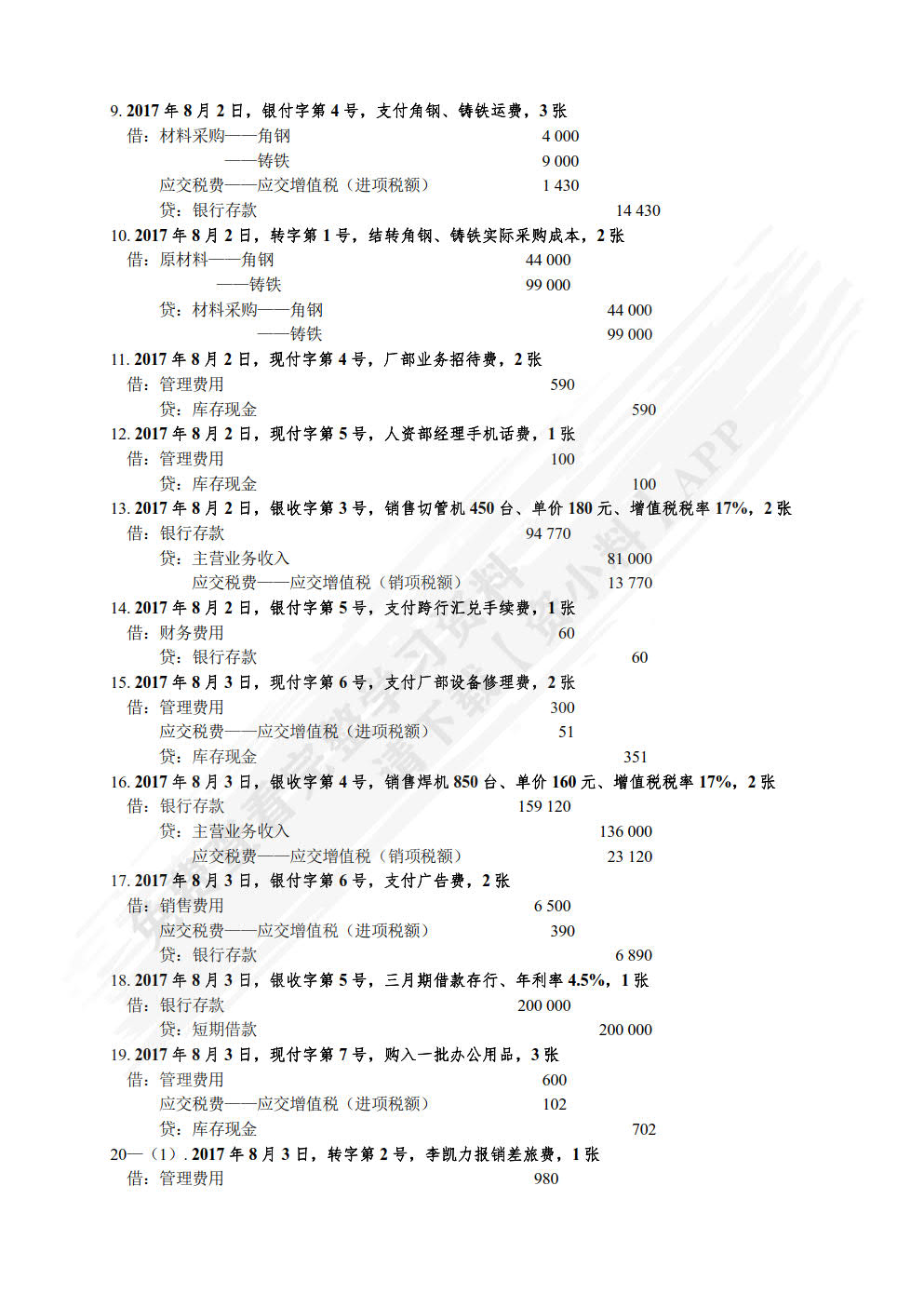 会计学原理课程实验（第四版）