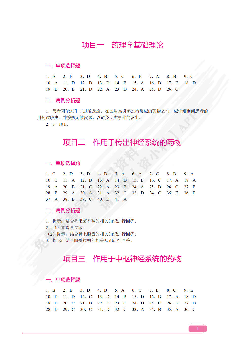 药理学