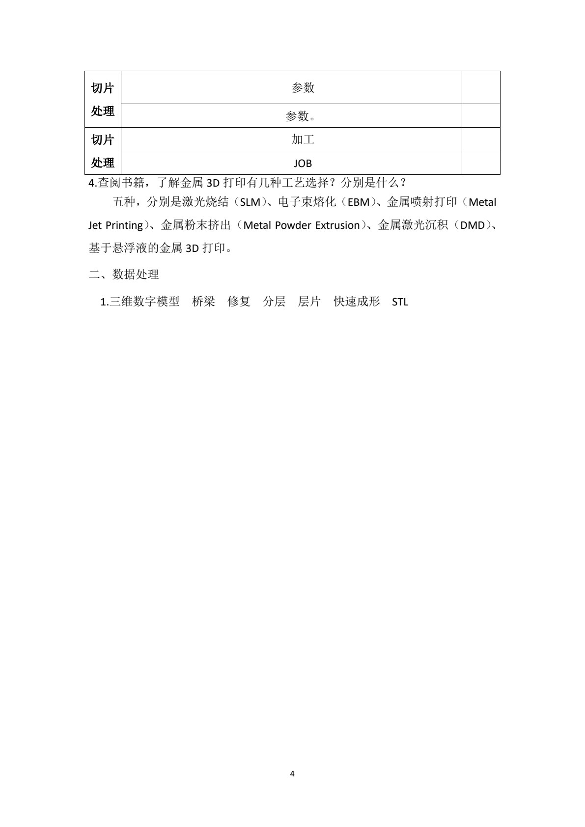 工业产品金属3D打印（SLM）