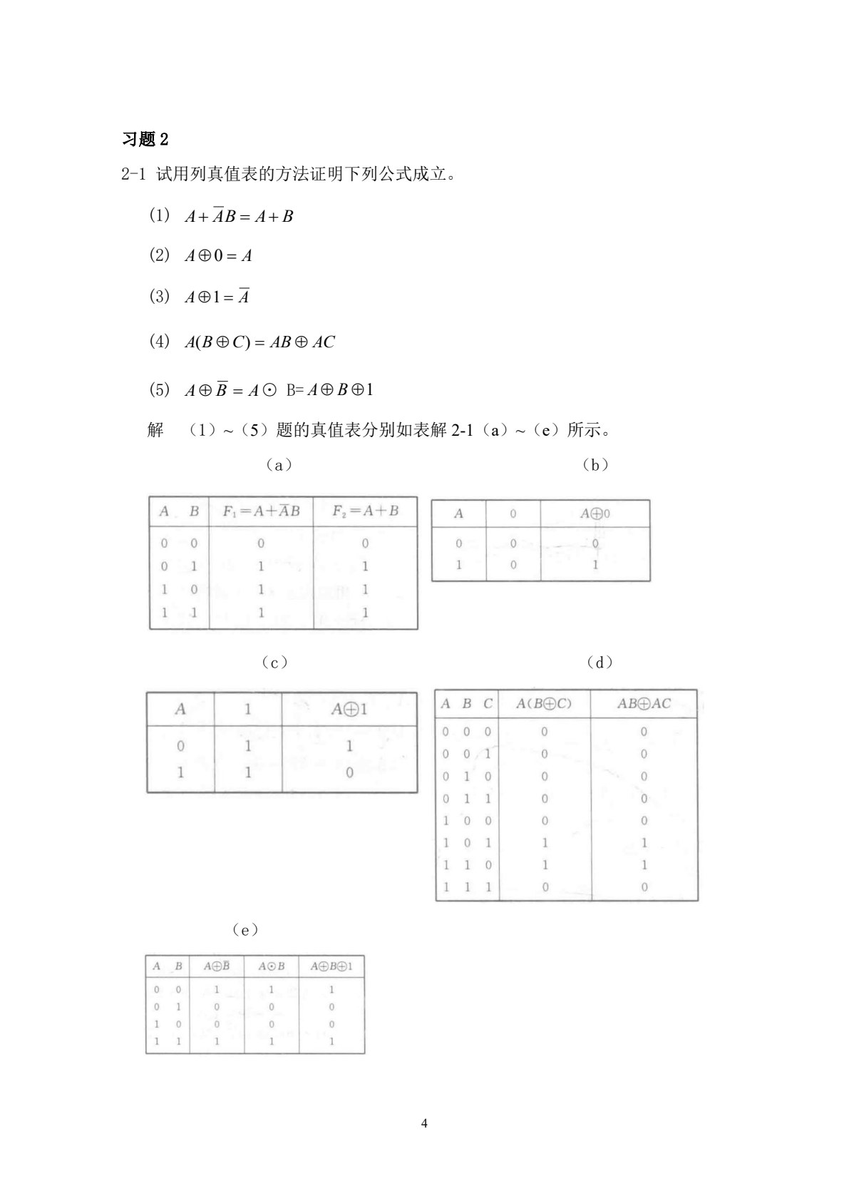 数字电路与逻辑设计