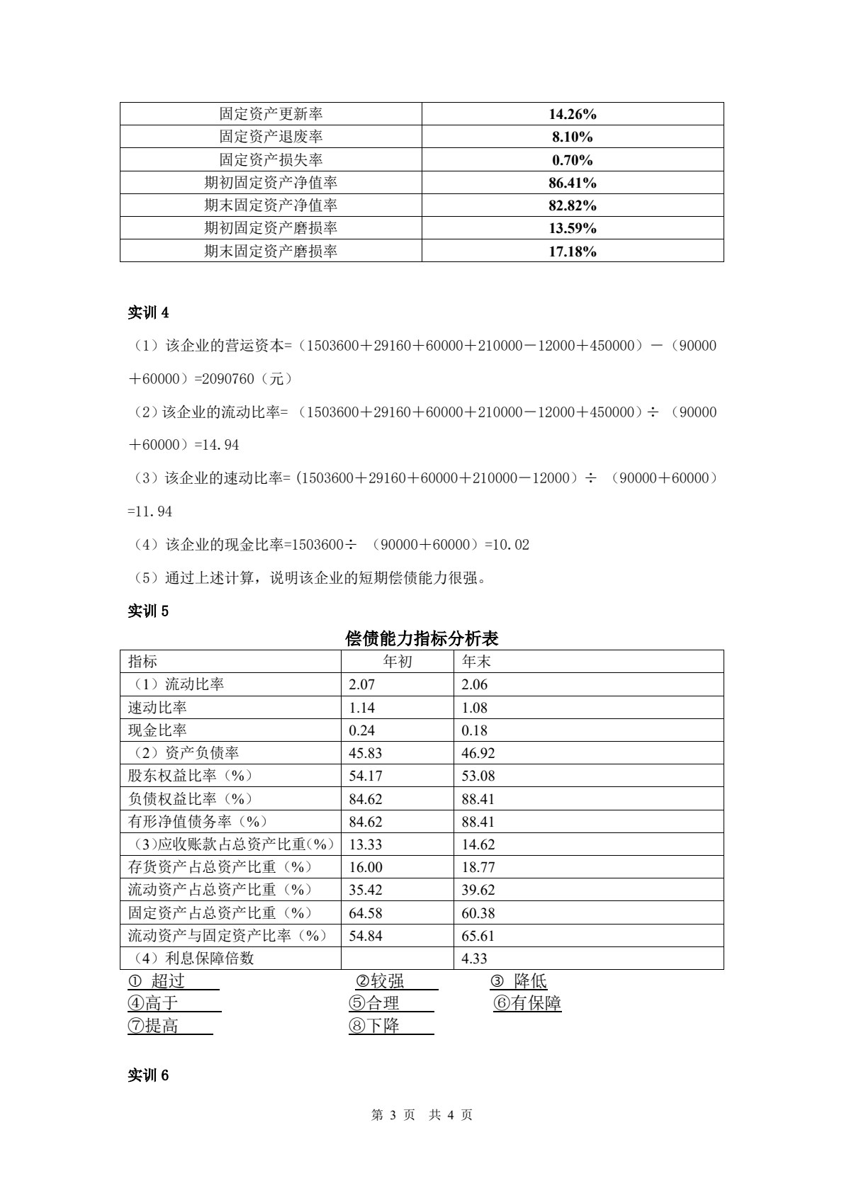 财务报表编制与分析（第3版）
