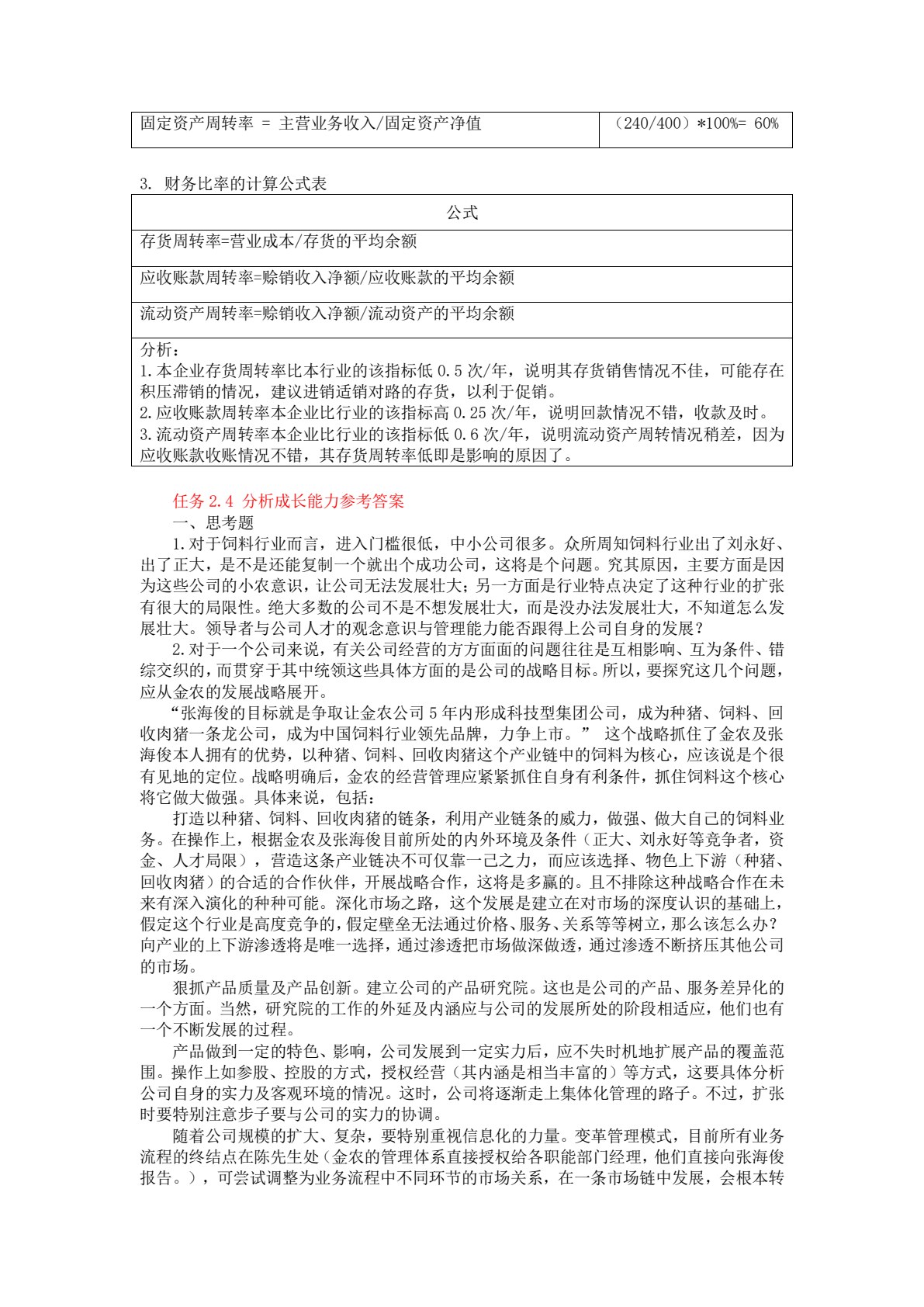 企业会计报表分析（第二版）
