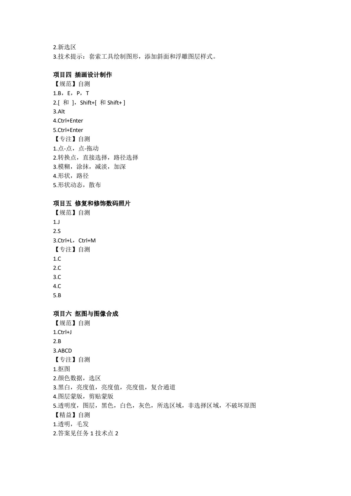 图形图像处理项目化教程