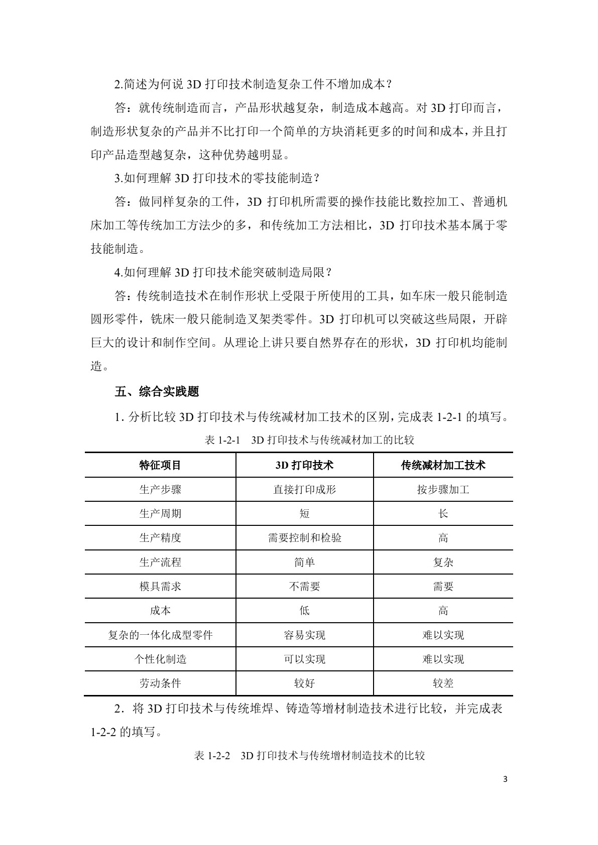 3D打印技术概论习题册