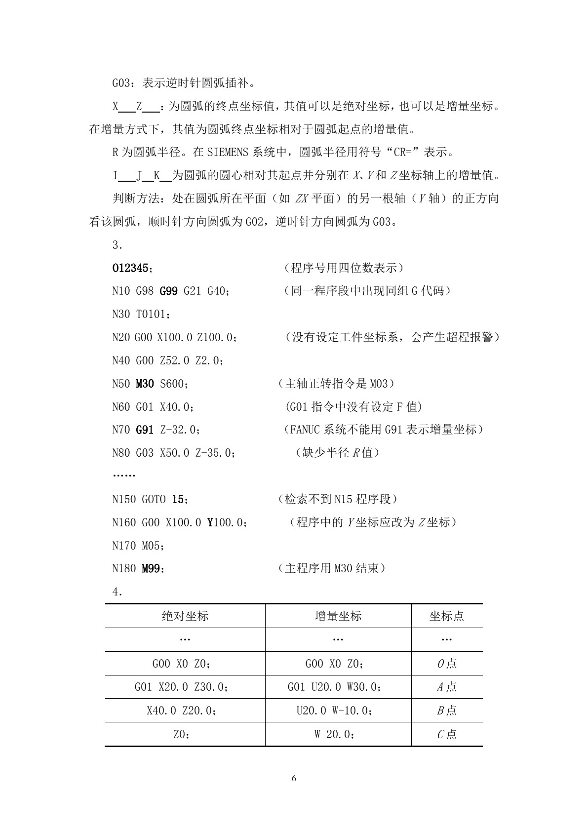 数控机床编程与操作（第四版 数控车床分册）习题册
