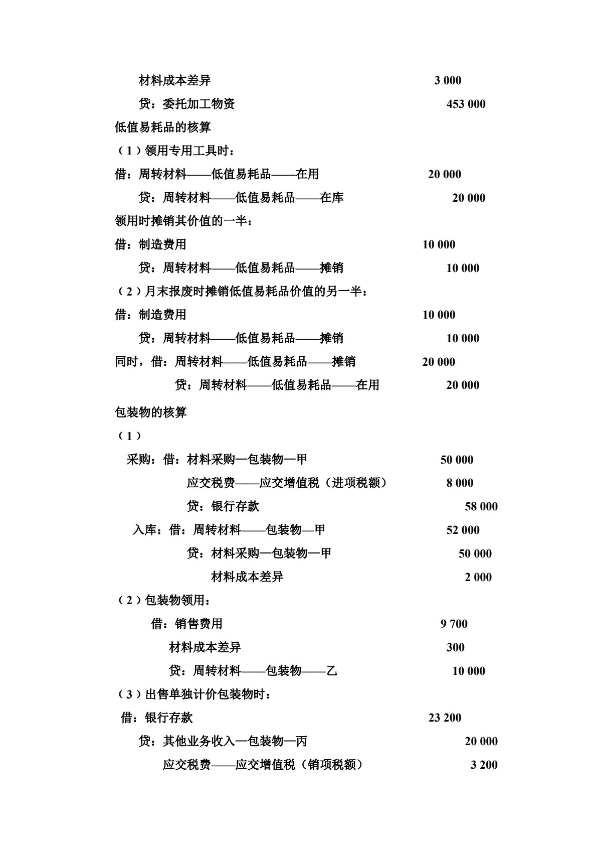 财务会计分岗核算实训（第三版）