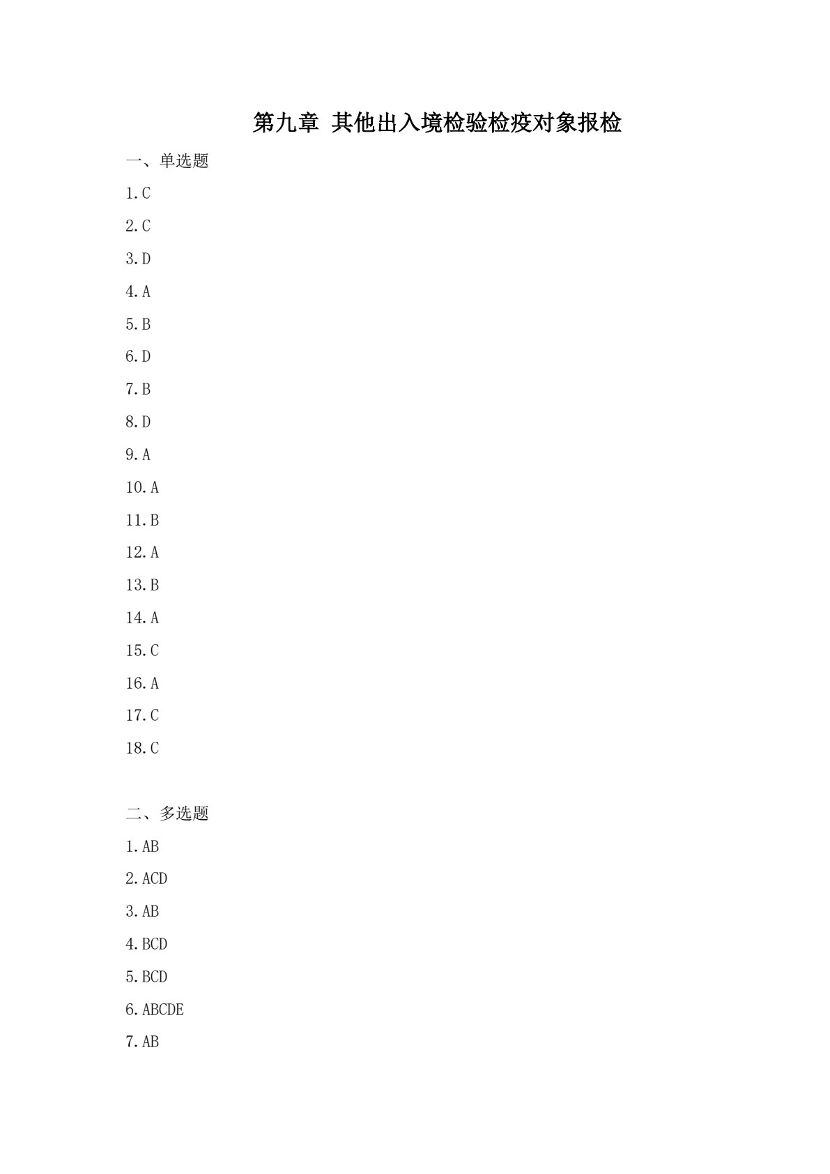 报检实务